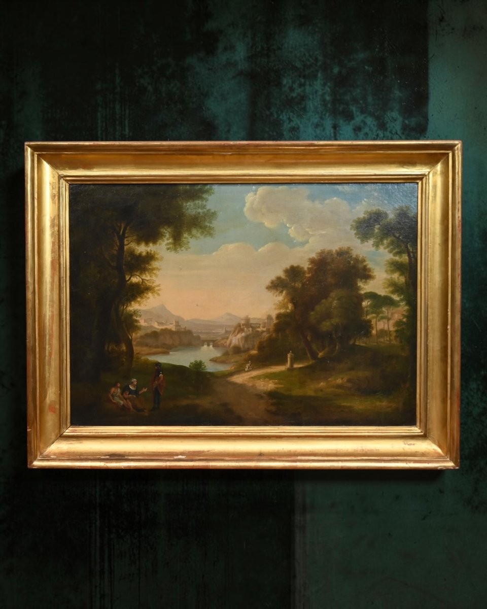 Paesaggio con Rovine - Italia Fine XVIII Secolo  